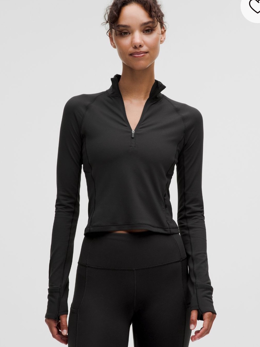 lululemon it’s rulu cropped half zip